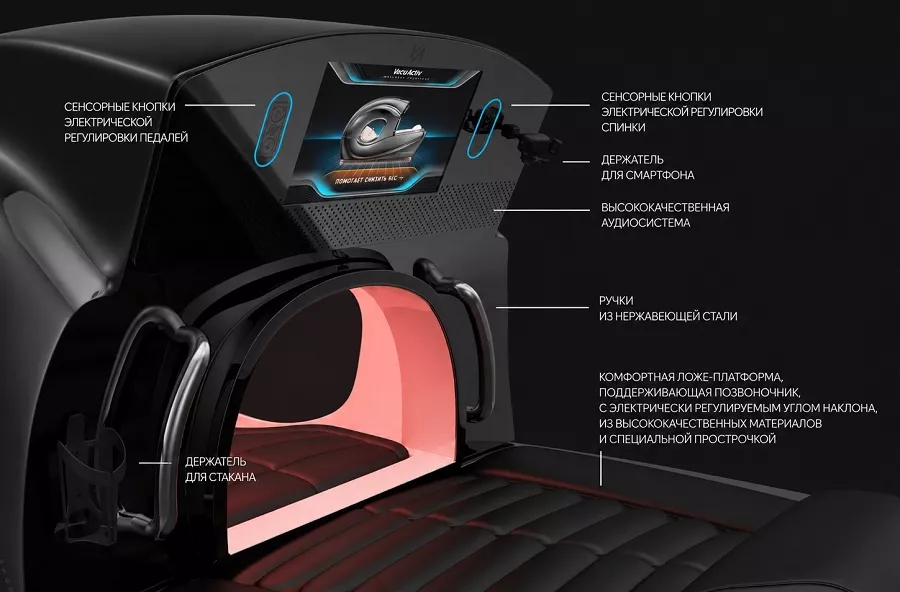 Infrashape конструкция инфракрасного вакуумного велотренажера 